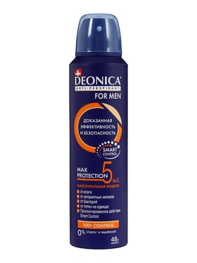 Антиперспирант DEONICA FOR MEN 5Protection, 150 мл 11050311