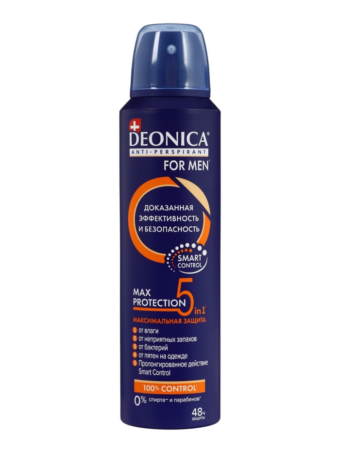 Антиперспирант DEONICA FOR MEN 5Protection, 150 мл - Фото 1
