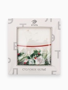 УЦЕНКА Скатерть Этель Christmas wreath d=150см +/-3см с ВГМО, 100%хл, саржа 190гр/м2 - Фото 2