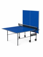 Стол теннисный Start line Olympic, 274×152.5×76 см, с сеткой, набором ракеток, складной, синий 11054287