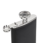 УЦЕНКА Набор 7 в 1: фляжка 8 oz, чёрная, 4 рюмки, воронка, шахматы, 18 х 24 см - Фото 5