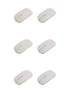 Мышь MB-2.4 беспроводная, оптическая, подсветка, 800-1600 dpi, USB, Bluetooth, белая - Фото 7