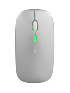 Мышь MB-2.4 беспроводная, оптическая, подсветка, 800-1600 dpi, USB, Bluetooth, серебристая - Фото 12