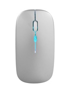 Мышь MB-2.4 беспроводная, оптическая, подсветка, 800-1600 dpi, USB, Bluetooth, серебристая - Фото 13