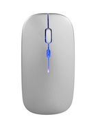 Мышь MB-2.4 беспроводная, оптическая, подсветка, 800-1600 dpi, USB, Bluetooth, серебристая - Фото 14