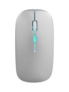 Мышь MB-2.4 беспроводная, оптическая, подсветка, 800-1600 dpi, USB, Bluetooth, серебристая - Фото 15