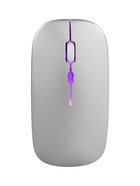 Мышь MB-2.4 беспроводная, оптическая, подсветка, 800-1600 dpi, USB, Bluetooth, серебристая - Фото 16