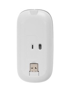 Мышь MB-2.4 беспроводная, оптическая, подсветка, 800-1600 dpi, USB, Bluetooth, серебристая - Фото 25