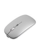 Мышь MB-2.4 беспроводная, оптическая, подсветка, 800-1600 dpi, USB, Bluetooth, серебристая - Фото 4