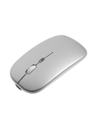 Мышь MB-2.4 беспроводная, оптическая, подсветка, 800-1600 dpi, USB, Bluetooth, серебристая - Фото 6