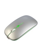 Мышь MB-2.4 беспроводная, оптическая, подсветка, 800-1600 dpi, USB, Bluetooth, серебристая - Фото 7
