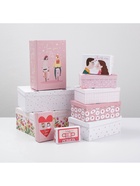 УЦЕНКА Набор подарочных коробок 10 в 1 «LOVE», 12 × 7 × 4 - 32.5 × 20 × 12.5 см - Фото 5