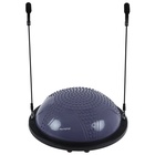 УЦЕНКА Полусфера BOSU гимнастическая ONLYTOP, массажная, с насосом, 58×25 см, серая - Фото 5