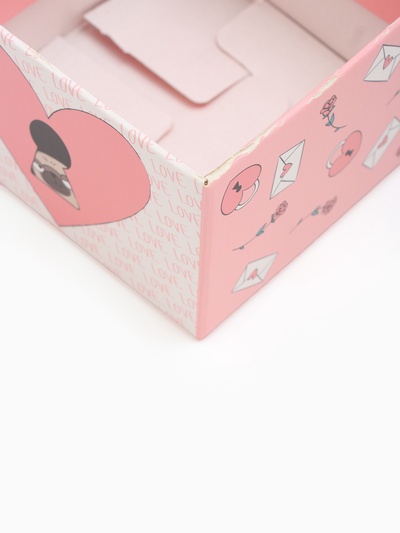 Коробка With love 12х12х8,5 см Б/К 270 гм/2