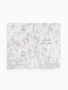 Коробка самосборная «ЧБ цветы», размер 12.5×12.5×8 см, микрогофрокартон - Фото 4