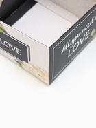Коробка самосборная Love, размер 11×11×7 см, плотность 270 г/м² - Фото 3