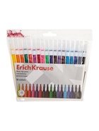 УЦЕНКА Фломастеры 18 цветов ErichKrause Light, в футляре, европодвес - Фото 2