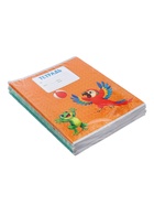 Тетради 10 штук, 18 листов в клетку Calligrata KIDS, блок офсет, 5 видов 10992151