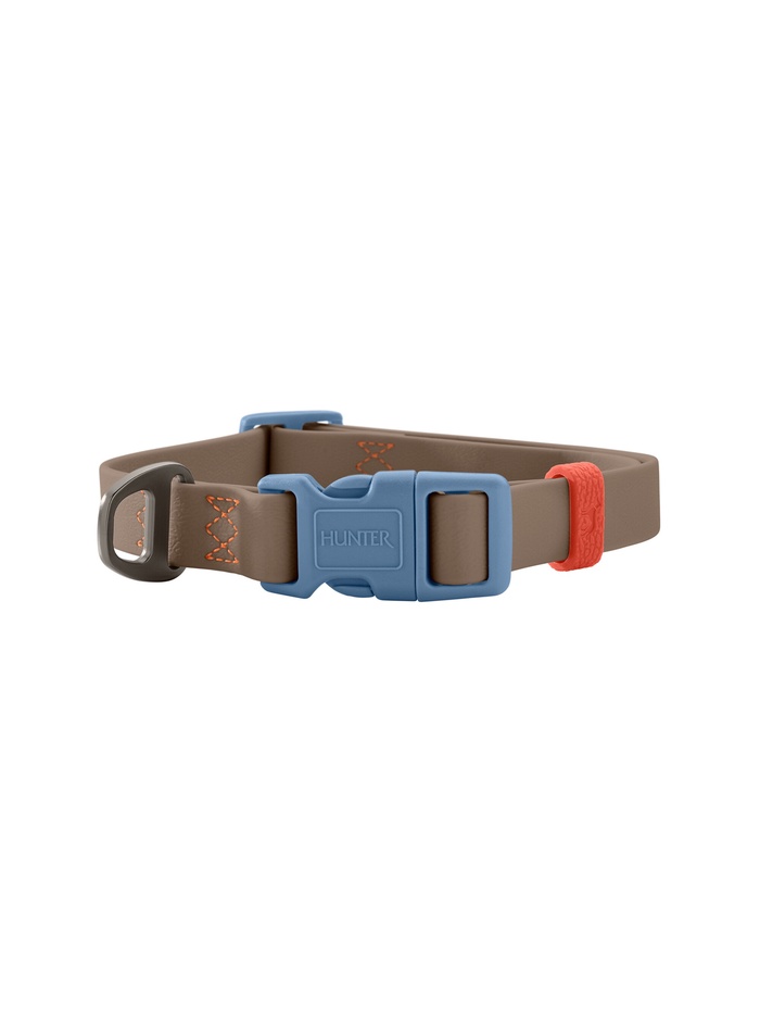 Ошейник Hunter для собак Havanna XL, 45-65 см, биотановый, дымчатый серый - Фото 1