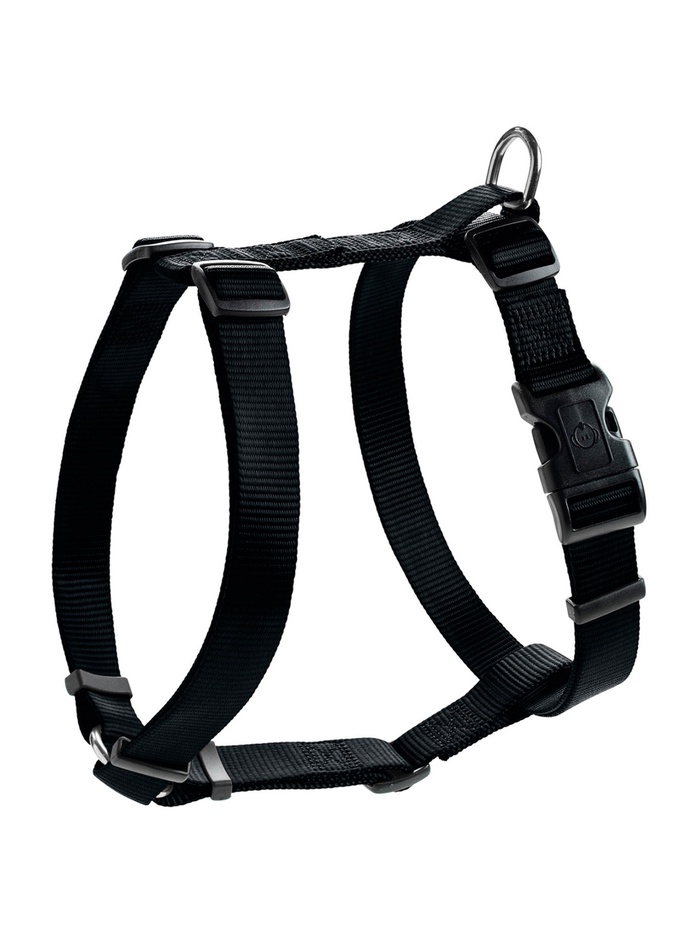 Шлейка Hunter Smart для собак Ecco Sport L, ОШ 54-87 см, ОГ 59-100 см, чёрная