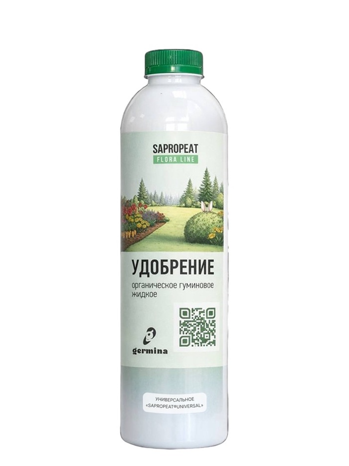 Удобрение универсальное SAPROPEAT, жидкое гуминовое, 0.5 л - Фото 1