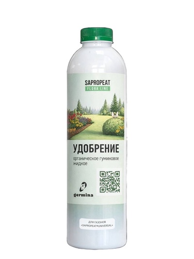 Удобрение для газонов SAPROPEAT, жидкое гуминовое, 0.5