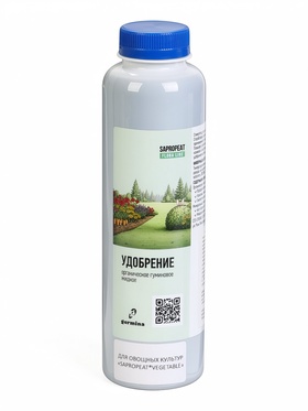 Удобрение для овощных и цветочных культур SAPROPEAT, жидкое гуминовое, 0.5 л 11057697
