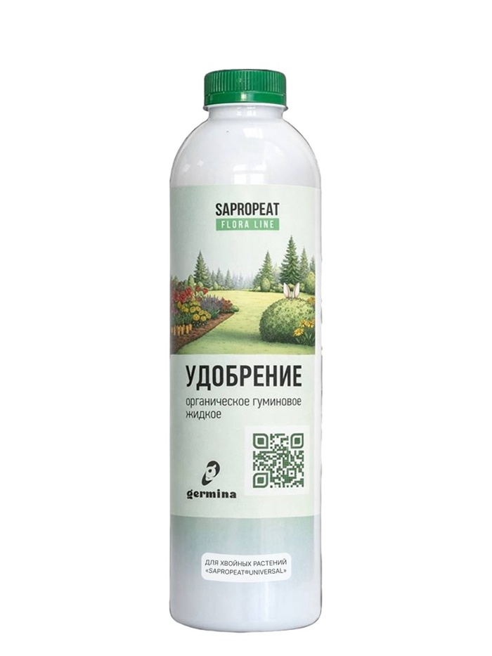 Удобрение для хвойных растений SAPROPEAT, жидкое гуминовое, 0.5 л - Фото 1