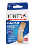 Лейкопластырь медицинский бактерицидный TENERIS Universal, полимерная основа, 7.6×1.9 см, 20 шт. - Фото 2