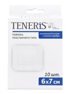 Лейкопластырь бактерицидный с серебром TENERIS, нетканая основа, 6×7 см, 1 шт. - Фото 3