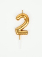 Свеча для торта Цифра «2», звёздочки - Фото 2