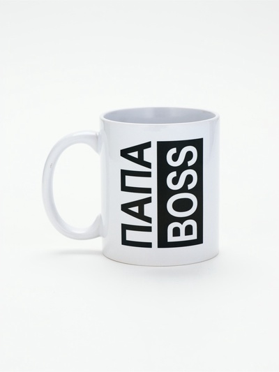 УЦЕНКА Кружка "ПАПА BOSS", 320 МЛ