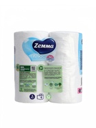 Туалетная бумага ZEMMA Плюс двухслойная, белая, 4 шт. - Фото 3