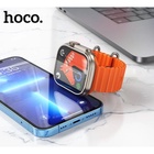 УЦЕНКА Смарт-часы Hoco Y12 Ultra, 1.96,240х280,BT5.0,320 мАч,поддержка вызова,Lightning,золотистые 9 - Фото 4