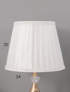 Лампа настольная RISALUX «Ева», 1×40 Вт, Е27, 1×4 Вт, LED, розово-золотая, 25×25×42 см - фото 809739476