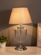 УЦЕНКА Лампа настольная RISALUX «Джанго», Е27, 40 Вт, хромированная, 33×33×58 см - Фото 2