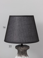 Настольная лампа RISALUX «Асфея», Е14, 40 Вт, чёрно-серая, 22×22×37 см - фото 809739492