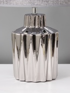 Настольная лампа RISALUX «Фейви», E14, 40 Вт, серебро, 27×27×43 см - фото 809739519