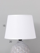 Настольная лампа RISALUX «Каролина», 1×15 Вт, Е14, серая, 20×20×29 см - фото 809739584