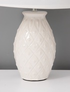 Настольная лампа RISALUX «Тина», 1×15 Вт, Е14, белая, 25×25×41 см - фото 809739593