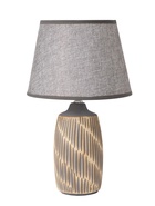 Лампа настольная RISALUX 16243/1GR-WT, E14, 40 Вт, серая, 20×20×32 см - фото 809739611