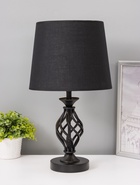 Лампа настольная RISALUX 16229/1BK, Е27, 40 Вт, чёрный, 25×25×42 см - фото 809739622