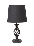 Лампа настольная RISALUX 16229/1BK, Е27, 40 Вт, чёрный, 25×25×42 см - фото 809739627
