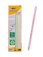 Карандаш чернографитный BIC HB Evolution «Пастель», пластиковый - Фото 2