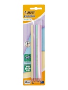 Карандаши чернографитные BIC HB Evolution «Пастель», набор 5 штук, пластиковые - Фото 5