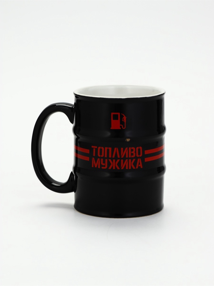 УЦЕНКА Кружка-бочка "Топливо мужика", 450 мл - Фото 1