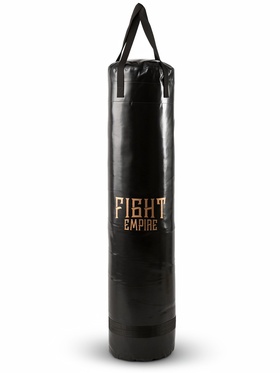 Боксёрский мешок подвесной FIGHT EMPIRE, вес 53 кг, 150 см, d=35 см, тент, чёрный