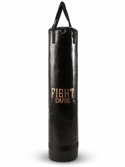 Боксёрский мешок подвесной FIGHT EMPIRE, вес 53 кг, 150 см, d=35 см, тент, чёрный