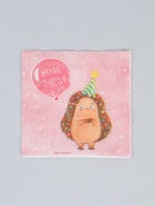 Салфетки бумажные однослойные «Желаю счастья. Ёжик», 24×24 см, 20 шт. - фото 809740825