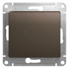 УЦЕНКА Механизм переключателя SchE GSL000861 Glossa, 1 клавиша, СП, 10А, IP20, цвет шоколад 954815 - Фото 1